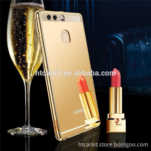 KXX brand Metal bumper mirror mobile phone case For Huawei P9 P9 lite cover